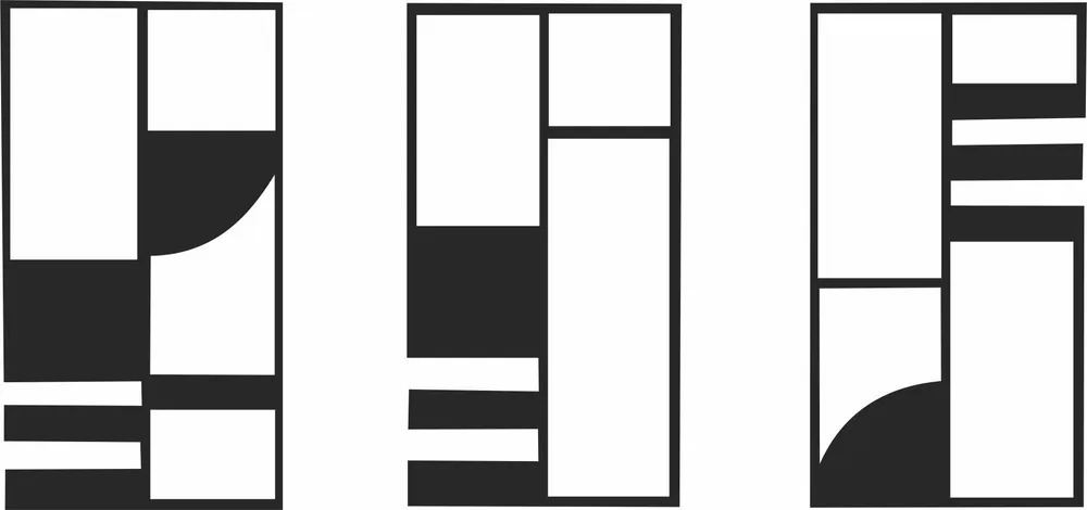Abstract Canva Pattern — full DXF linework preview