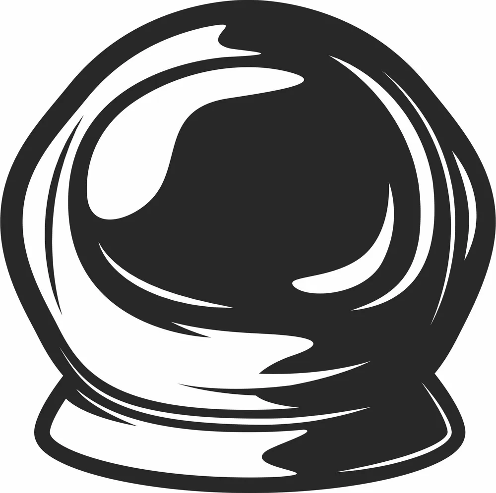 Astronaut Helmet Clipart — full DXF linework preview