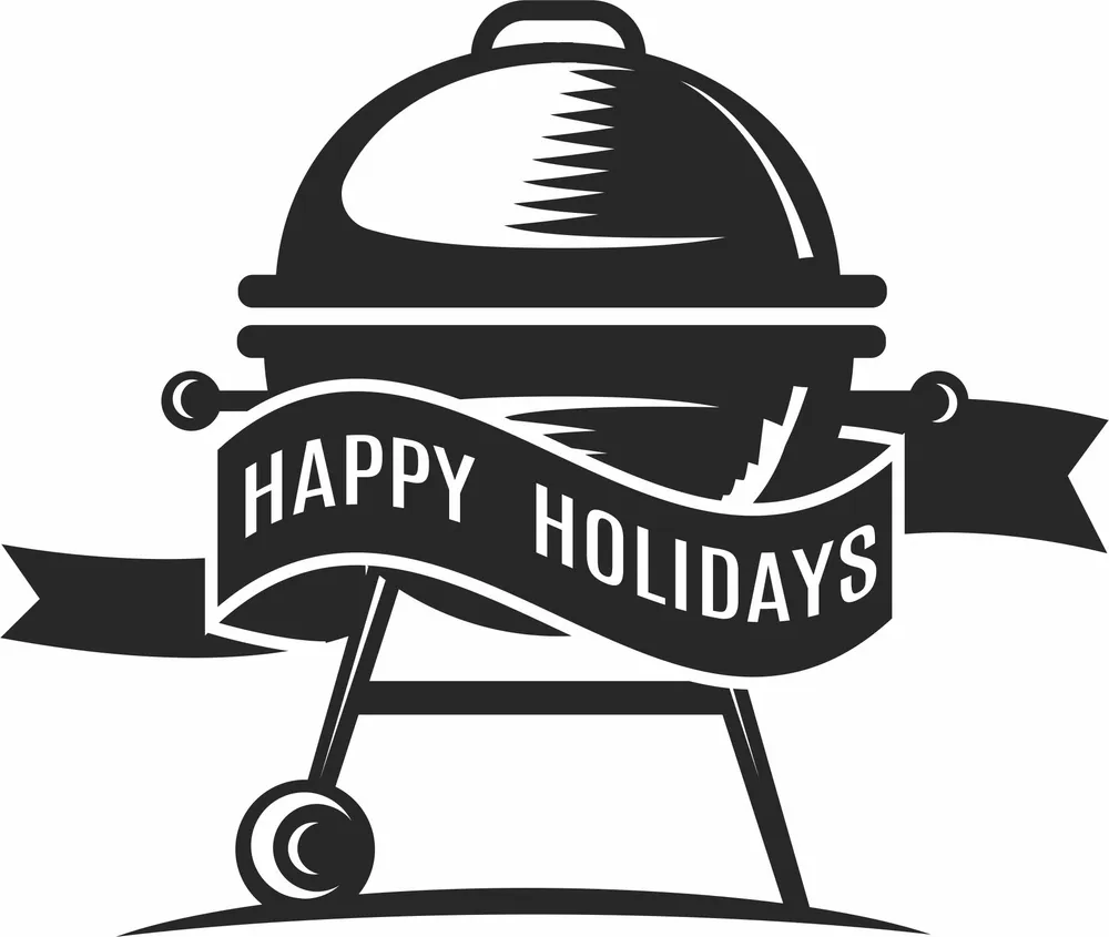 Bbq-grill Clipart — full DXF linework preview