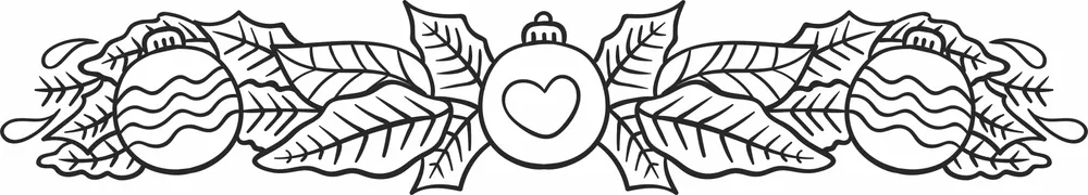 Christmas Ornament — full DXF linework preview