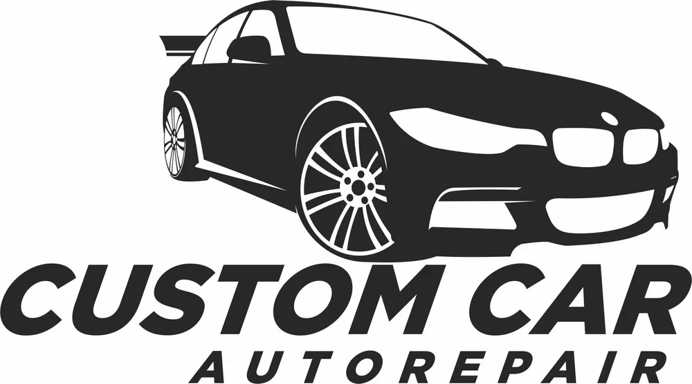 Custom Car Wall Logo Clipart — full DXF linework preview