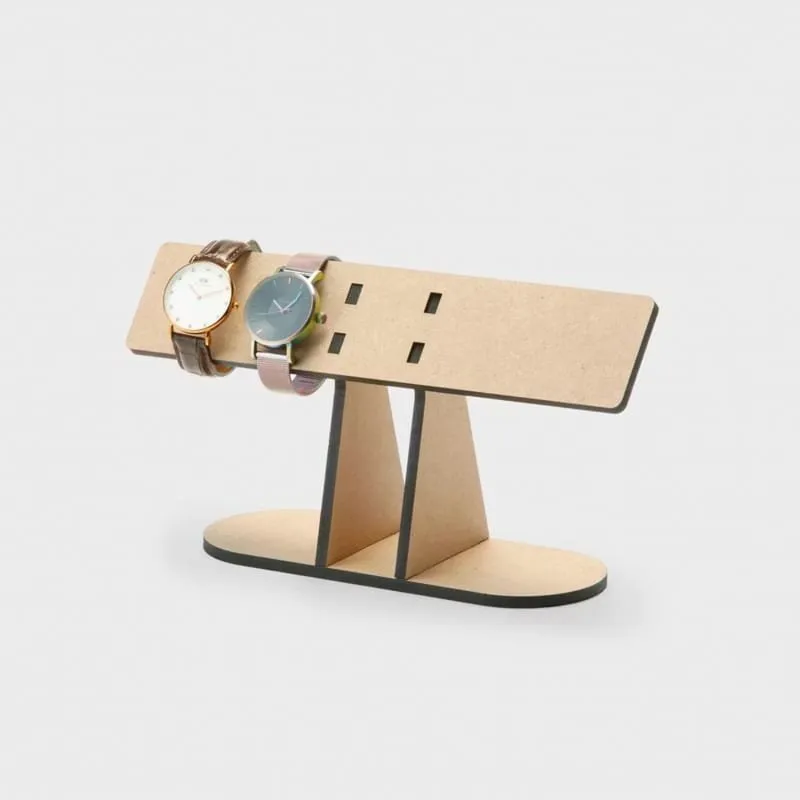 Desktop Multi Watch Display Stand — DXF linework preview