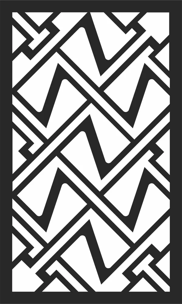 Door Wall Art — full DXF linework preview