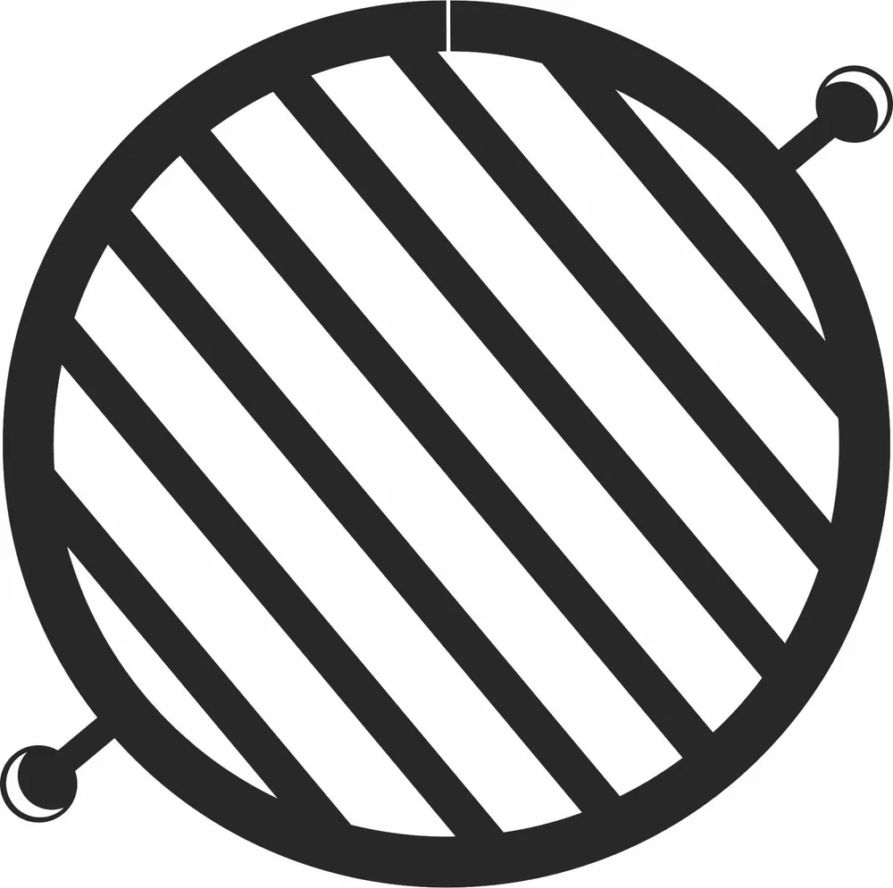 Grill Clipart — full DXF linework preview
