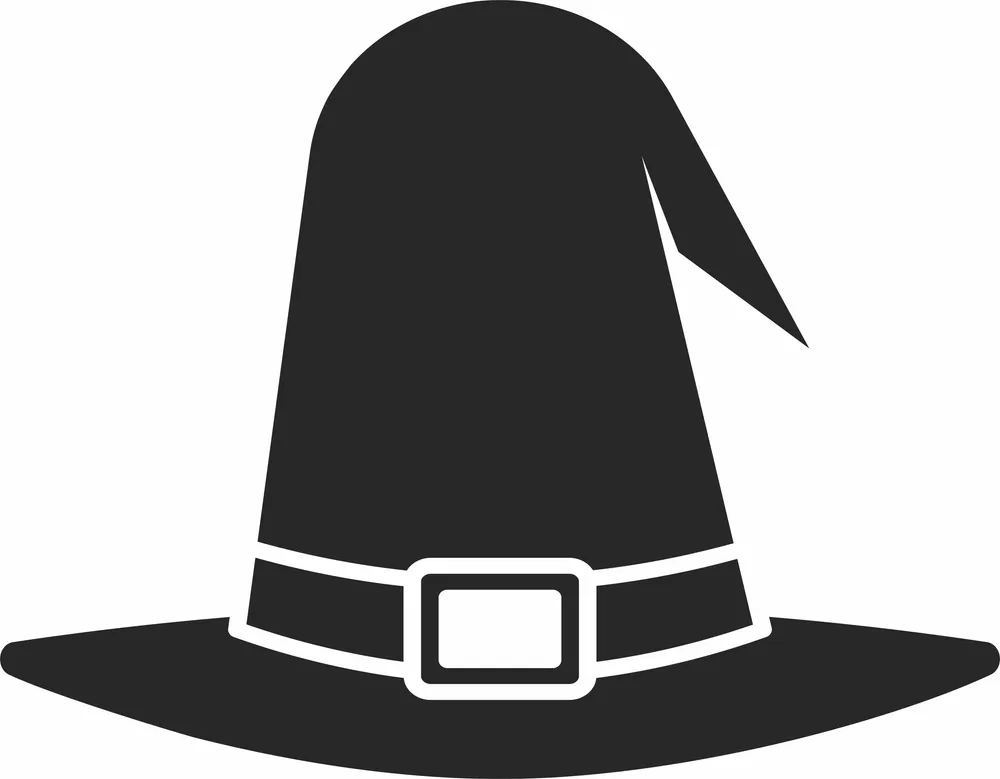 Halloween Hut Clipart — full DXF linework preview