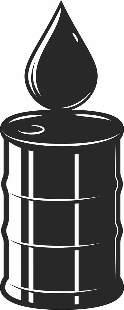 Oil Drum Clipart — full DXF linework preview