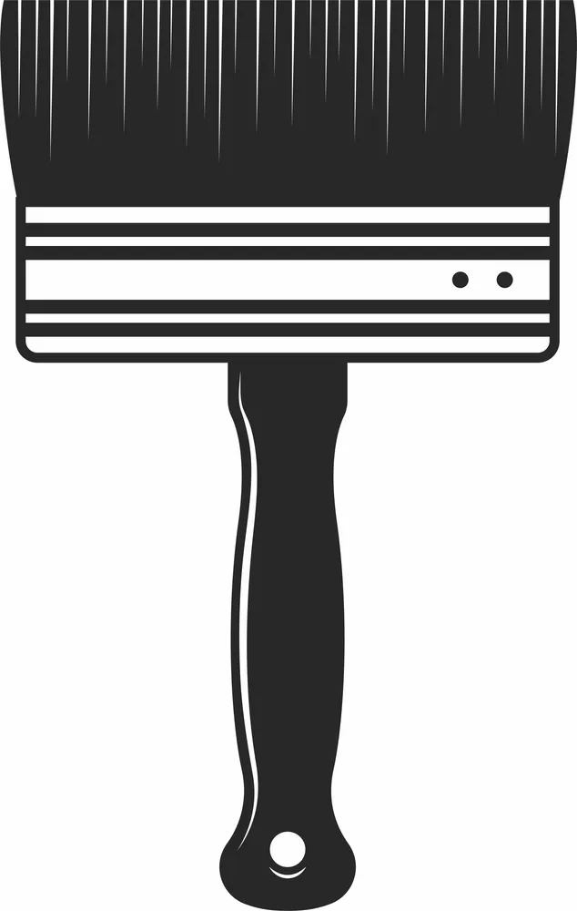 Paint Brush Design — DXF linework preview