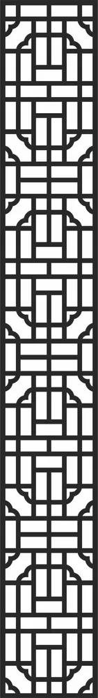 Pattern Wall Art — full DXF linework preview