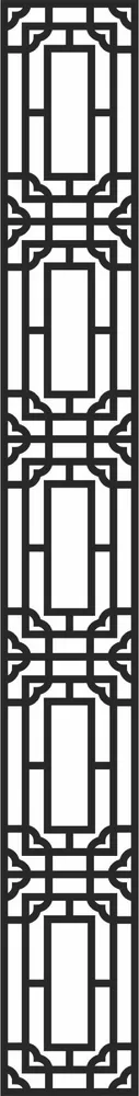 Pattern Wall Art — full DXF linework preview