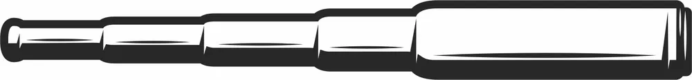 Pirate Spyglass Telescope Design — DXF linework preview