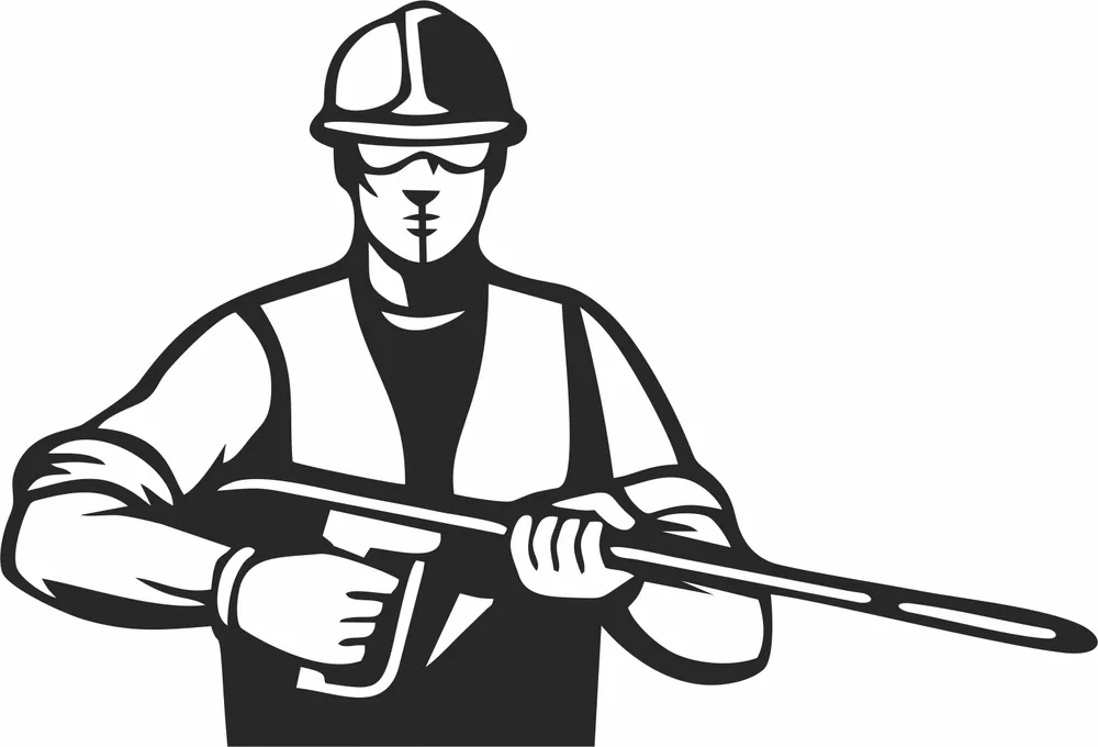 Power Pressure Washing Wall Art — full DXF linework preview