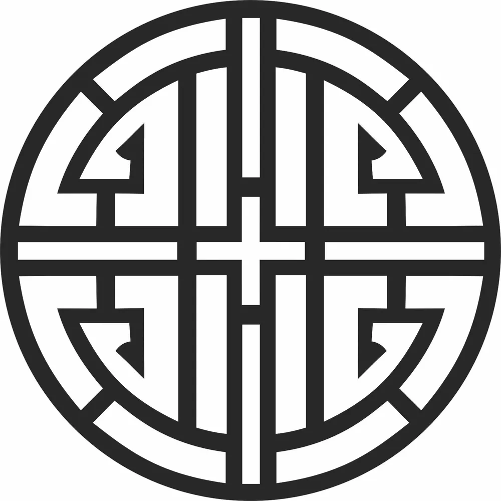 Sign Wall Art — full DXF linework preview