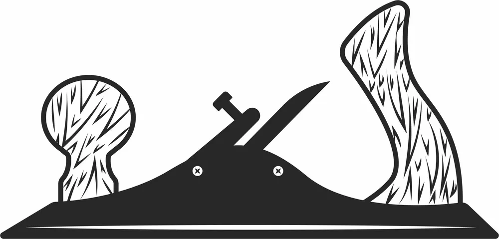 Wood Hand Plane Design — DXF linework preview
